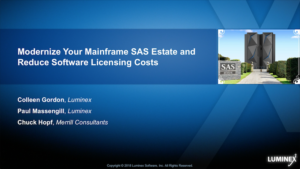 Your Mainframe SAS Estate & Reduce Software Licensing Costs